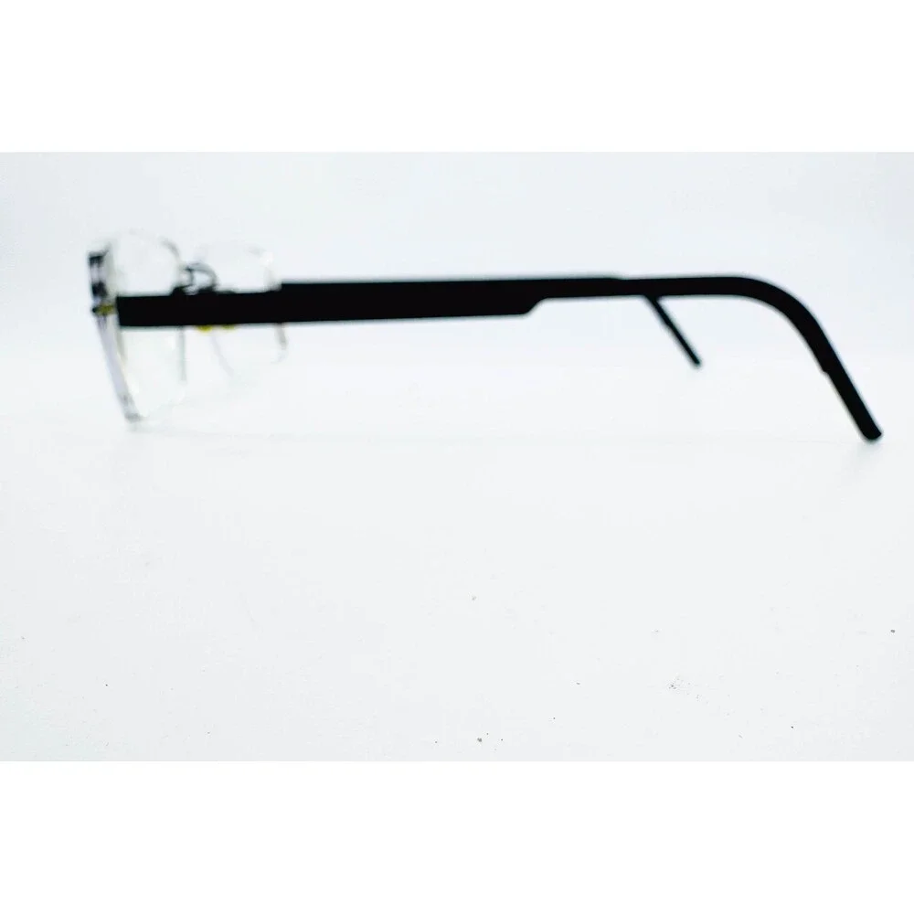 Lindberg Eyeglasses Mens Black Rimless Rectangle Frames 51-19-145